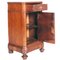 Early 19th Century Neoclassical Nightstand Walnut & Walnut Root, 1820s 6