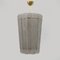 Art Deco Laternenlampe aus Messing aus Muranoglas von Barovier & Toso, 1980 1