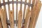 Pflanzkübel aus Holz Lattenrost & Eisen, 1960er 3
