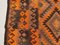 Vintage Uzbek Tribal Kilim Wool Rug 10