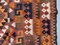 Alfombra Kilim tribal uzbeka vintage de lana, Imagen 7