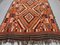 Vintage Uzbek Tribal Kilim Wool Rug, Image 3