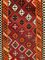 Vintage Middle Eastern Qasgai Kilim Rug 11