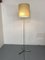 Lámpara de pie Mid-Century moderna de acero y tela de Hagoort, años 50, Imagen 2