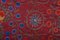 Suzani Roter Wandteppich mit Granatapfel-Dekor 5