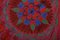 Usbekischer Suzani Wandteppich aus Seide mit Stickerei 5