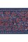Suzani Tapestry in Blue Silk with Pomegranates Decor 4