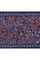 Suzani Tapestry in Blue Silk with Pomegranates Decor, Image 4