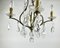 French Baroque Style Bronze and Crystal Chandelier, 1910s, Image 9