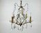 French Baroque Style Bronze and Crystal Chandelier, 1910s, Image 6