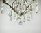 French Baroque Style Bronze and Crystal Chandelier, 1910s, Image 8