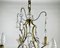 French Baroque Style Bronze and Crystal Chandelier, 1910s, Image 3