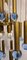 Cascata Kronleuchter aus goldenem Metall & Muranoglas von Gaetano Sciolari 16