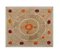 Tovaglia vintage Suzani e attaccatura di parete - Autentica arte tessile uzbeka marrone chiaro e marrone per la decorazione domestica 4 x 410, Immagine 1
