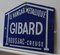 Enamelled Metal Sign from Gibard, 1950s, Image 1