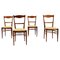 Dining Chairs attributed to Drevotvar, Former Czechoslovakia, 1970s, Set of 4 1
