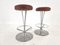 Tabourets attribués à Piet Hein pour Fritz Hansen, Danemark, 1960s, Set de 2 3