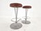 Stools attributed to Piet Hein for Fritz Hansen, Denmark, 1960s, Set of 2 6