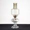 Glass and Metal Oil Table Lamp 2