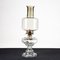 Glass and Metal Oil Table Lamp 1