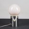 Vintage Table Lamp with Glass Sphere and Base in Chromed Metal in the style of Gae Aulenti 2