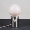 Vintage Table Lamp with Glass Sphere and Base in Chromed Metal in the style of Gae Aulenti, Image 2