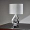 French Crystal Table Lamp by Daum, 1950s 1