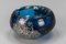 Small Blue Bubbled Glass Bowl by Zwiesel, Germany, 1970s, Image 10