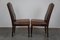 Cognac Sheep Leather Dining Chairs with a Patina, Set of 4 4