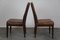 Cognac Sheep Leather Dining Chairs with a Patina, Set of 4 6