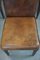 Cognac Sheep Leather Dining Chairs with a Patina, Set of 4 9