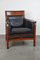 Art Deco Decoforma Series Armchair in Black Leather from Schuitema 1