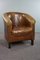 English Style Leather Club Chair with Decorative Nails 1