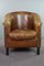 English Style Leather Club Chair with Decorative Nails, Image 3