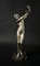 Bailarina modernista con copa en bronce plateado, Imagen 2