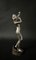 Art Nouveau Female Dancer with Cup in Silvered Bronze, Image 5
