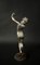 Danseuse Art Nouveau avec Coupe en Bronze Argenté 4