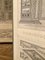 Biombo plegable de arquitectura neoclásica italiana de 6 paneles con grabados al aguafuerte, Imagen 8