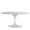 White Marble and Aluminum Dining Table by Thai Natura 5