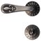 Versailles Full Black Door Handles with Condamnation by Jérôme Bugara, Set of 3 1