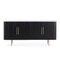 Elm Wood, Metal and Artificial Marble Sideboard by Thai Natura 5