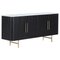 Elm Wood, Metal and Artificial Marble Sideboard by Thai Natura 1
