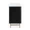 Elm Wood, Metal and Artificial Marble Sideboard by Thai Natura, Image 3