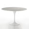 White Fiberglass and Marble Dining Table by Thai Natura 2