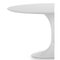 White MDF and Aluminum Dining Table by Thai Natura, Image 5