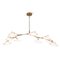 Acrylic and Golden Metal Ceiling Lamp by Thai Natura 3