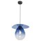 Blue Glass Ceiling Lamp by Thai Natura, Image 1