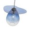 Blue Glass Ceiling Lamp by Thai Natura 3