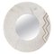 White Marble and Golden Metal Mirror by Thai Natura, Image 1
