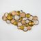 Silver, Golden and Copper Metal Wall Sculpture by Thai Natura, Image 2